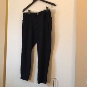 Ann Taylor Devin Ponte Pants Navy